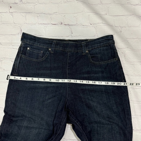 NINE WEST high waisted side zipped women’s skinny jeans denim pants size 12 EUC - Picture 10 of 12